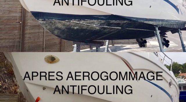 Décaper et nettoyer une coque de bateau avant la pose d'antifouling en Gironde